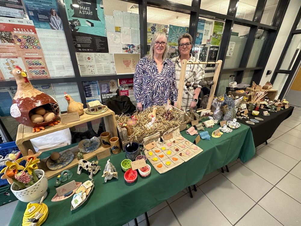 Mourne Clay Collective at Spring Market Lisburn Campus